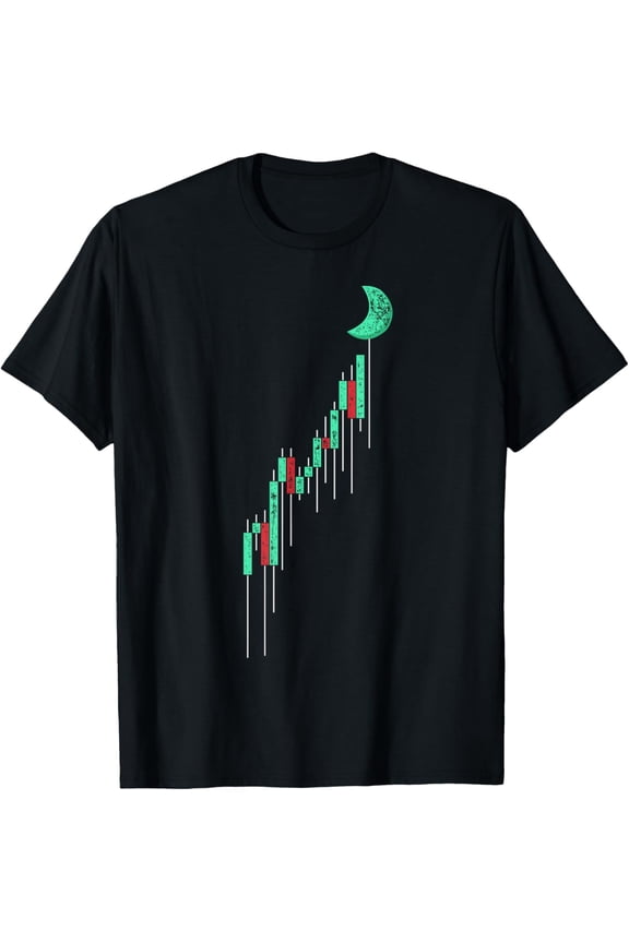 t-shirt Crypto Currency Hodl Vintage Bull Market Chart To The Moon T-Shirt mens,black,women,funny,men,journey,Crew Neck, Short Sleeve,printing