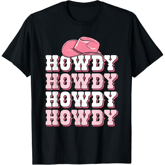 t-shirt Cute Howdy Western Country Cowgirl Texas Rodeo Women Girls T-Shirt mens t shirt，black，women，funny，misfits，men，journey