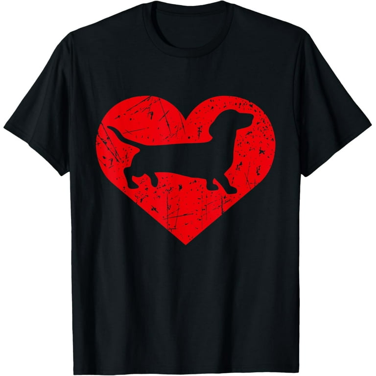 Funny Dog Lover Dachshund Doxie T-Shirt Distressed Design Funny Dog Lover Dachshund Doxie T-Shirt Distressed Design