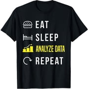 t-shirt Data Analytics Data Engineering for a Data Scientists T-Shirt mens black women funny men journey Crew Neck, Short Sleeve,printing