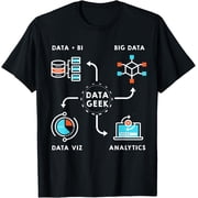 t-shirt Data t-shirt for Data Scientists, Analysts and Engineers T-Shirt mens black women funny men journey Crew Neck, Short Sleeve,printing