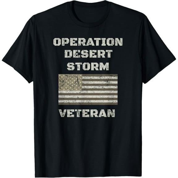 t-shirt Desert Storm Veteran Shirt | Operation Desert Storm Shirt T-Shirt mens，black，women，funny，men，journey，Crew Neck, Short Sleeve,printing