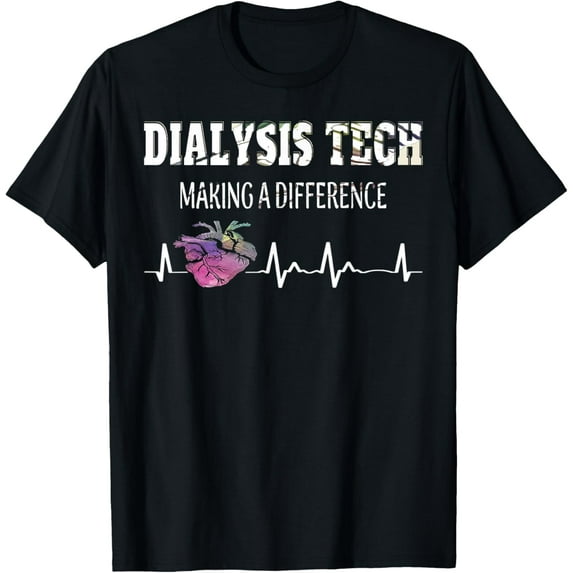 t-shirt Dialysis Clothing T-Shirt mens,black,women,funny,journey,Crew Neck, Short Sleeve,custom clothing patterns.gift