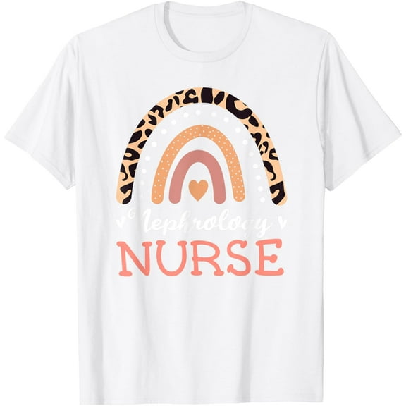 Dialysis Rn Rainbow Nephrology Registered Nurse Kidney RN T-Shirt mens t shirt，white，women，funny，misfits，men，journey