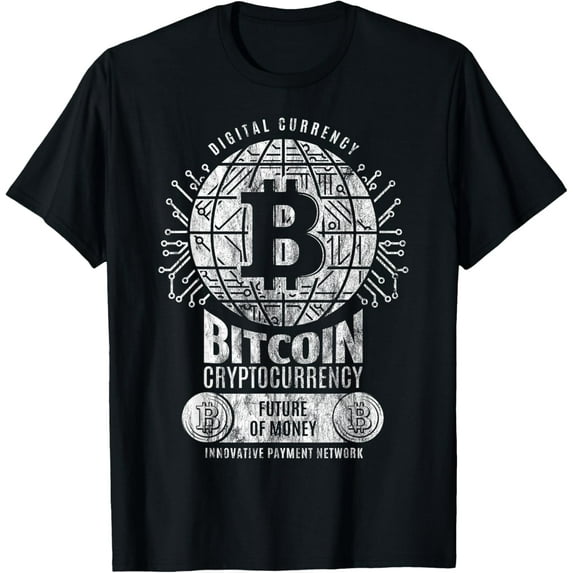 t-shirt Digital Currency Bitcoin BTC Cryptocurrency Crypto T-Shirt mens t shirt,black,women,funny,misfits,men,journey
