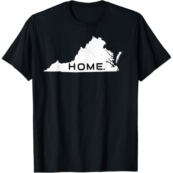 t-shirt Distressed Virginia Home State Tee T-Shirt mens，black，women，funny，journey，Crew Neck, Short Sleeve,printing