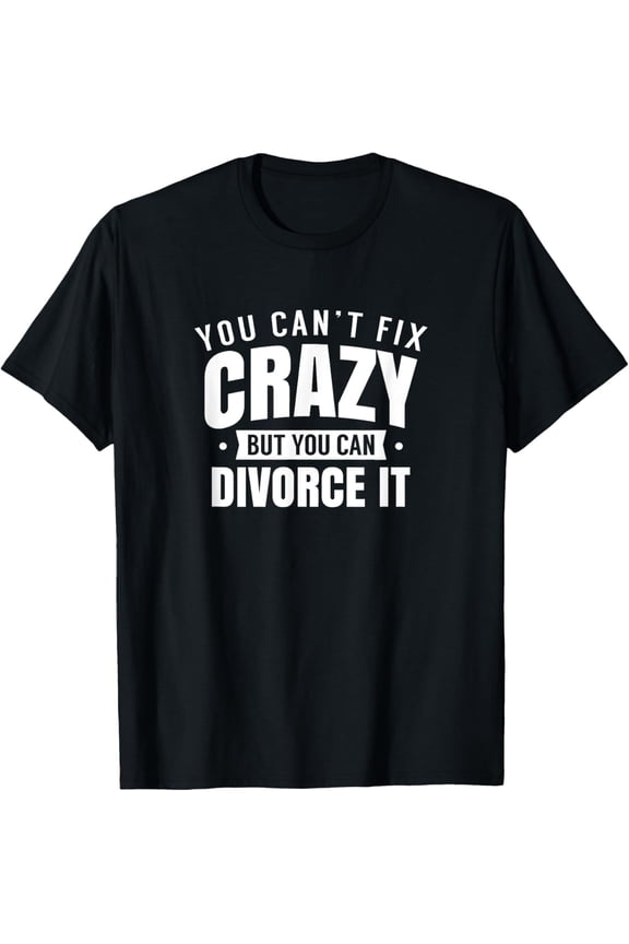 t-shirt Divorced Divorce Divorcing Split Up T-Shirt mens，black，women，funny，journey，Crew Neck, Short Sleeve,printing