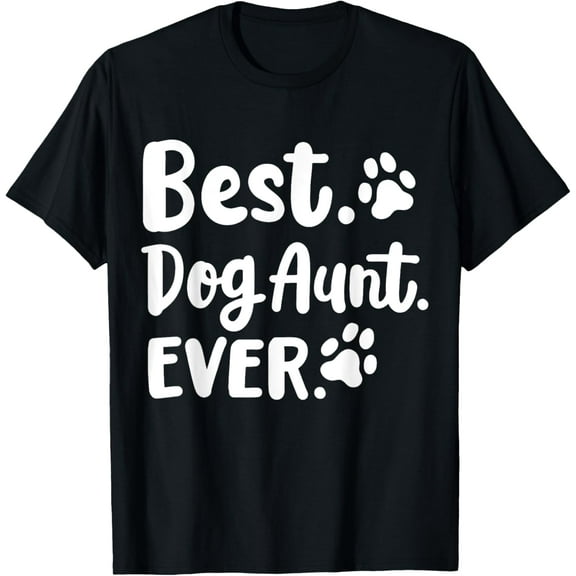 t-shirt Dog Aunt Dog Auntie T-Shirt mens,black,women,funny,journey,Crew Neck, Short Sleeve,custom clothing patterns.gift
