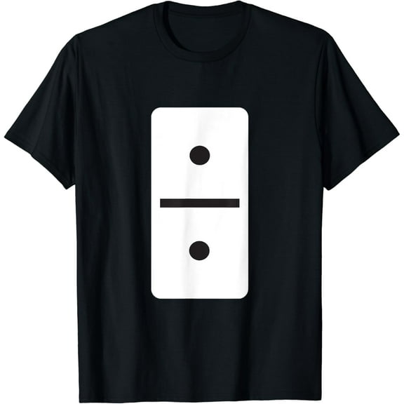 t-shirt Double One Dominoes T-Shirt Halloween Costume Domino Game T-Shirt mens t shirt，black，women，funny，misfits，men，journey