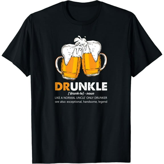 t-shirt Drunkle Druncle Definition Like A Normal Uncle Only Drunker T-Shirt.
