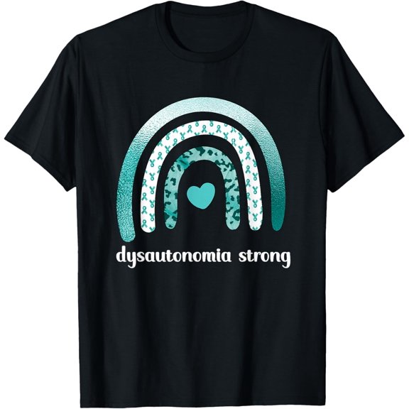 t-shirt Dysautonomia Strong POTS Autonomic Dysfunction Warrior T-Shirt mens t shirt，black，women，funny，misfits，men，journey