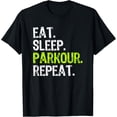 thumbnail image 1 of t-shirt Eat Sleep Parkour Repeat Funny T-Shirt, 1 of 1