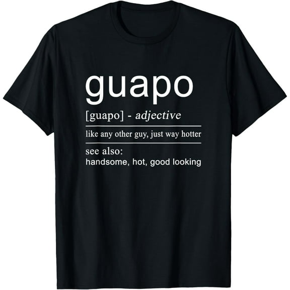 t-shirt El Guapo Tshirt | Spanish Design for Men Spanish Gifts T-Shirt.