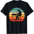 thumbnail image 1 of t-shirt Electric organ grunge retro sunset 70s 80s electronic organ T-Shirt mens t shirt，black，women，funny，misfits，men，journey, 1 of 4