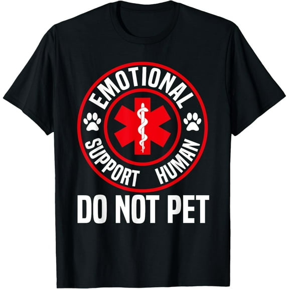 t-shirt Emotional Support Human Halloween Costume Do Not Pet T-Shirt.