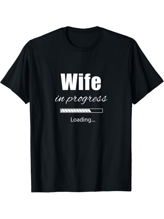 t-shirt Engaged Soon To Be Married Getting Hitched Wedding Bride T-Shirt mens,black,women,funny,journey,Crew Neck, Short Sleeve,custom clothing patterns.gift