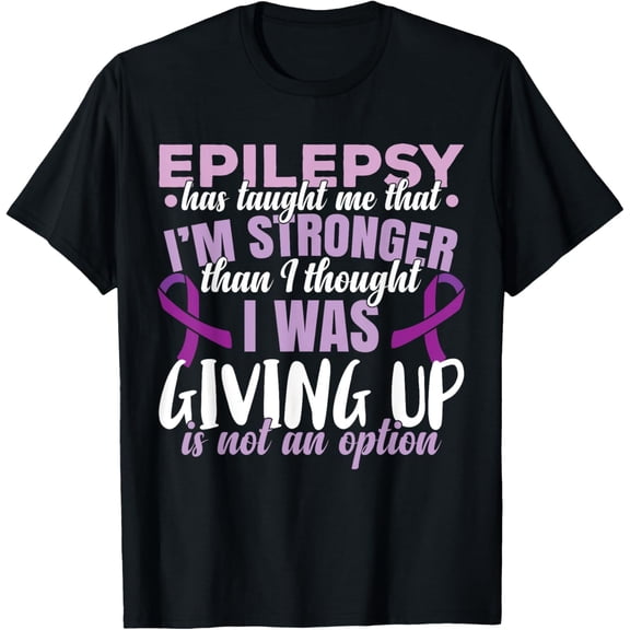 t-shirt Epilepsy Warrior Purple Ribbon Epilepsy Awareness T-Shirt mens，black，women，funny，journey，Crew Neck, Short Sleeve,printing