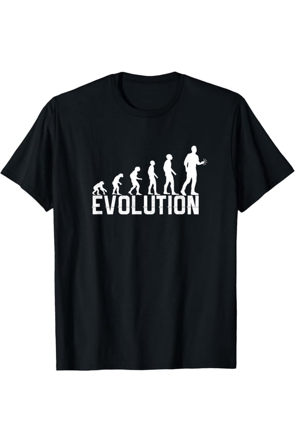 t-shirt Evolution | Texting | Cell phones | Millennials | Gen Z T-Shirt mens,black,women,funny,men,journey,Crew Neck, Short Sleeve,printing