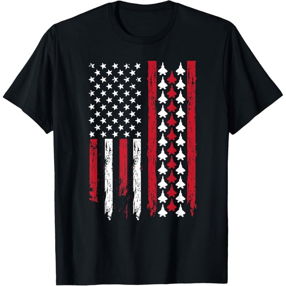 t-shirt F-22 Crew Jet Fighter Raptor Airplane Distress American Flag T-ShirtMen and women can wear, black T-shirts, gifts. Age: M,L，XL 2XL, 3XL, 4XL