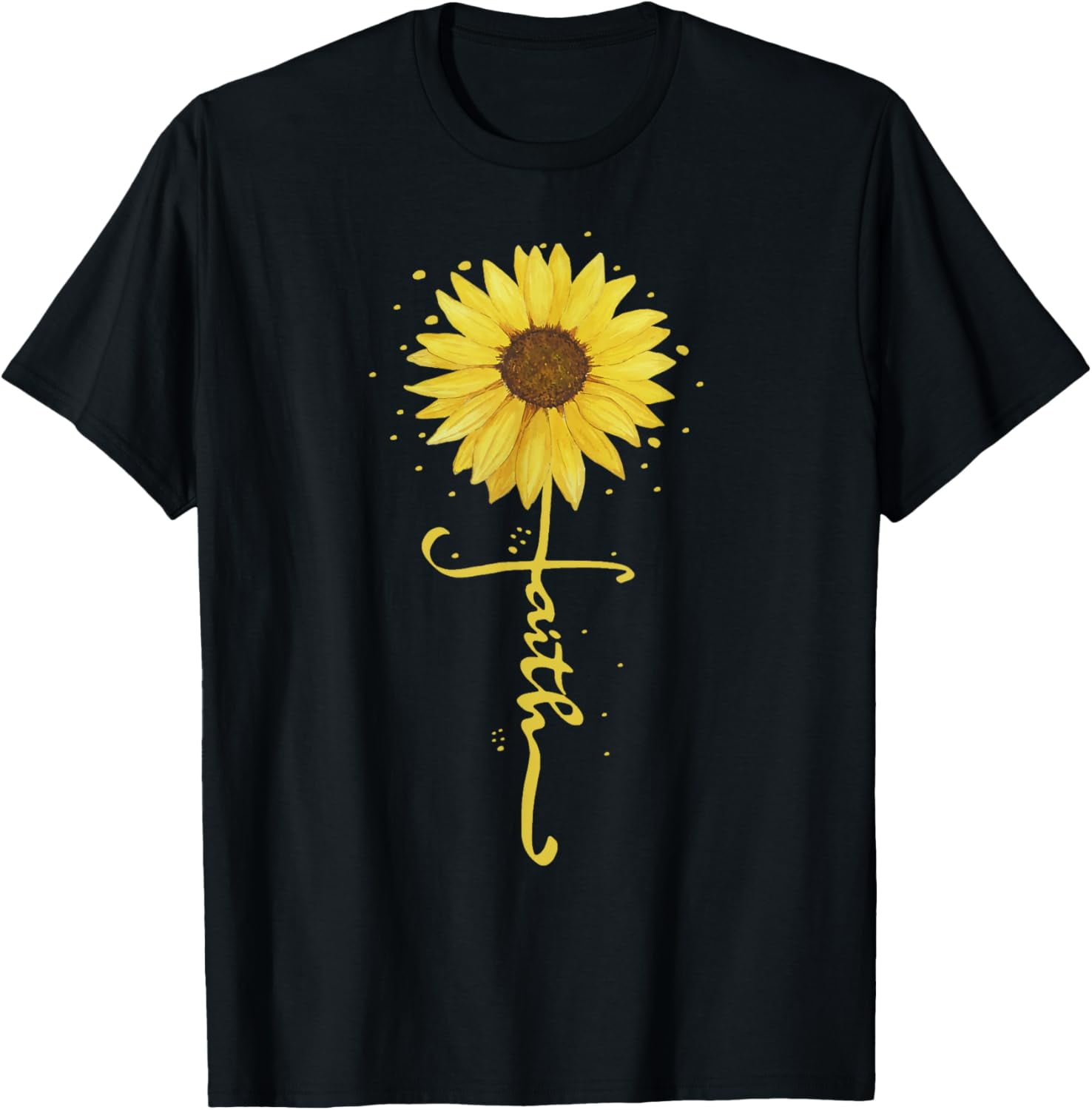 Women's Floral Pumpkin V-Neck T-Shirt - Sunflower Grateful Blessed Fall Tee, Casual Short Sleeve