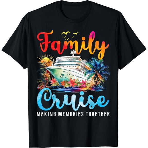 t-shirt Family Cruise 2024 Family Matching Cruise Vacation Party T-Shirt mens，black，women，funny，journey，Crew Neck, Short Sleeve,custom clothing patterns.gift