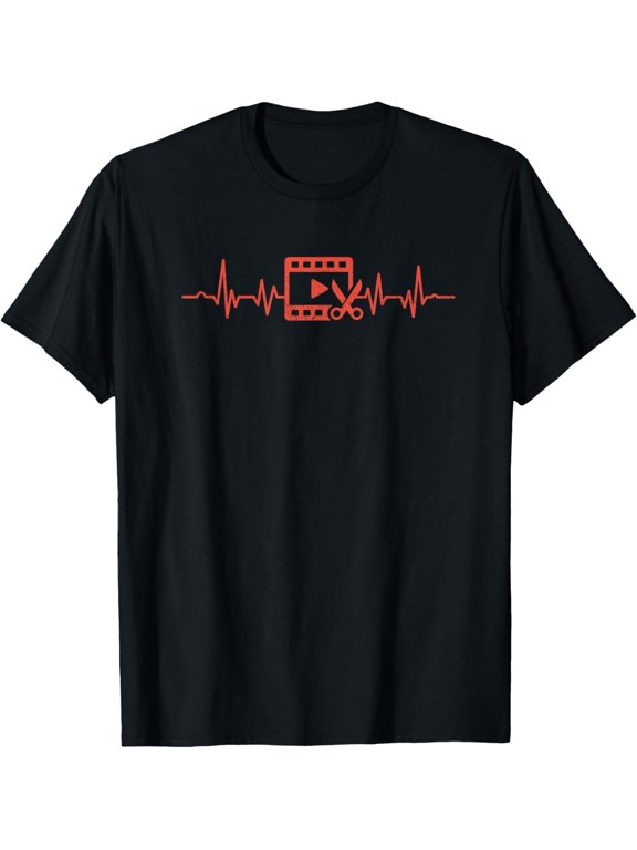 t-shirt Film Editor Filmmaker Movie Producer Video Director T-Shirt mens,black,women,funny,men,journey,Crew Neck, Short Sleeve,printing