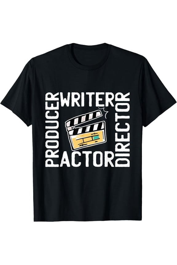 t-shirt Filmmaker Producer Writer Actor And Movie Director T-Shirt mens,black,women,funny,men,journey,Crew Neck, Short Sleeve,printing
