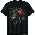 thumbnail image 1 of t-shirt Fireworks Firecrackers Fireball Celebration Party T-Shirt T-Shirt., 1 of 4