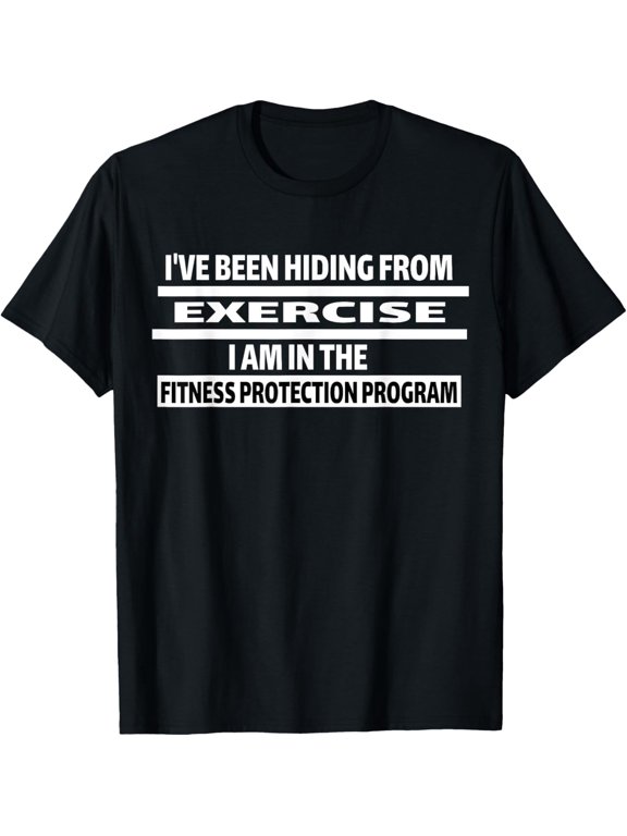 t-shirt Fitness Tshirt Funny Exercise T-shirt Sarcastic Gym Tee Gift.