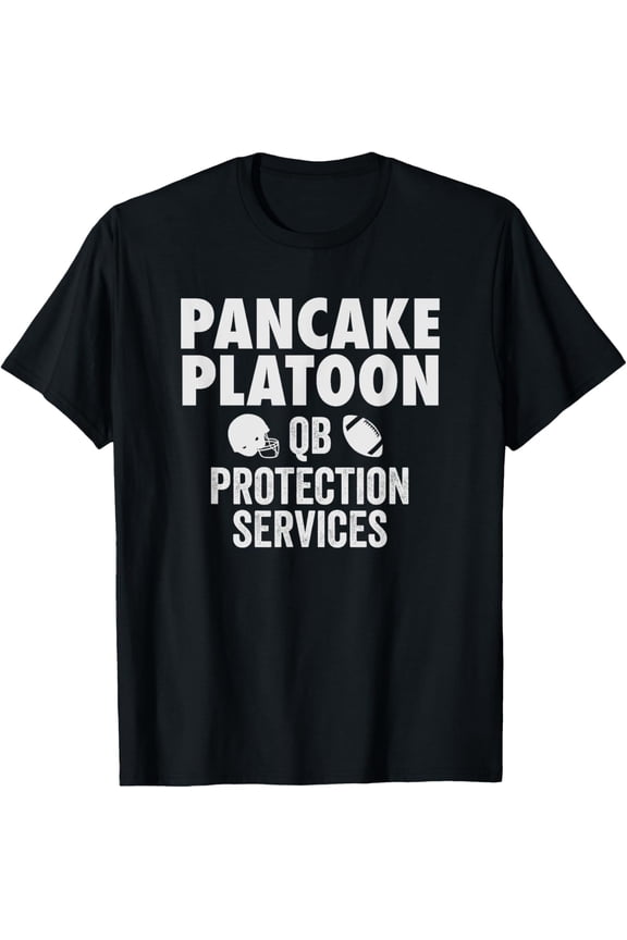 t-shirt Football Offensive Lineman TShirt Gift Line Pancake Platoon T-Shirt mens,black,women,funny,journey,Crew Neck, Short Sleeve,printing