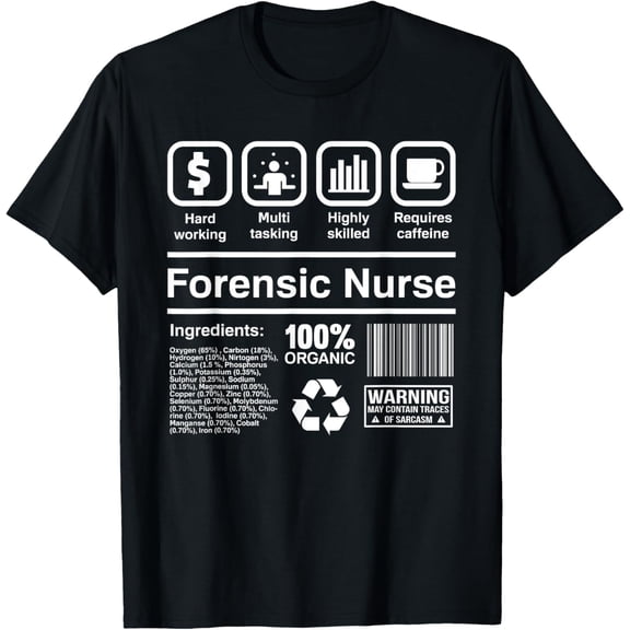 t-shirt Forensic Nurse T-Shirt Funny Gift Idea mens，black，women，funny，journey，Crew Neck, Short Sleeve,custom clothing patterns.gift