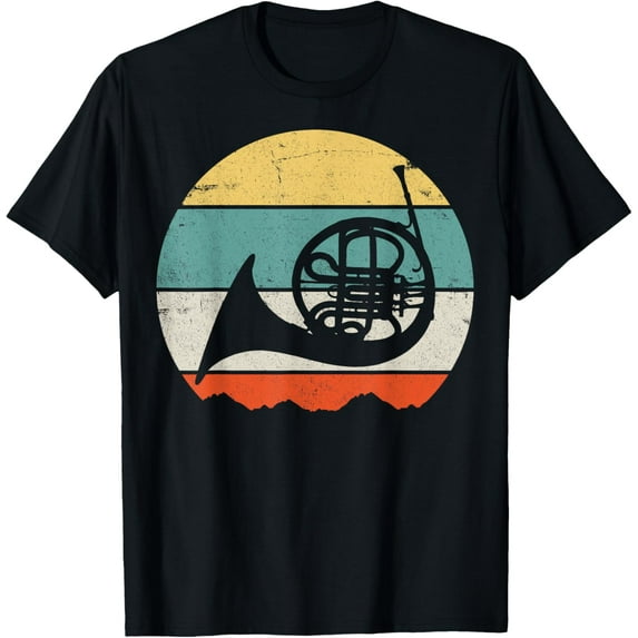 t-shirt French Horn T-Shirt Lost French mens t shirt,black,women,funny,misfits,men,journey