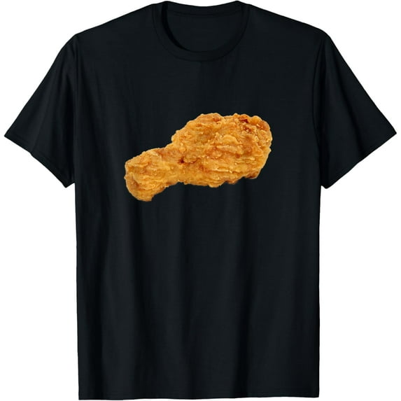 t-shirt Fried Chicken Drumstick T Shirt T-Shirt mens,black,women,funny,journey,Crew Neck, Short Sleeve,custom clothing patterns.