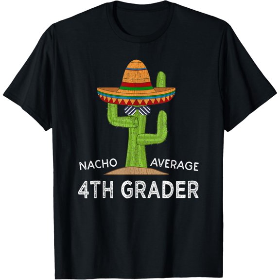 t-shirt Fun Fourth Grader Back To School | Funny 4th Grade Student T-Shirt mens，black，women，funny，men，journey，Crew Neck, Short Sleeve,printing