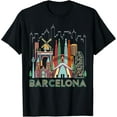 thumbnail image 1 of t-shirt Fun Travel Spain Barcelona Vacation Gift Design Idea T-Shirt mens t shirt，black，women，funny，misfits，men，journey, 1 of 4