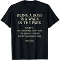 thumbnail image 1 of t-shirt Funny Boss's Day Design T-Shirt mens，black，women，funny，journey，Crew Neck, Short Sleeve,printing, 1 of 4
