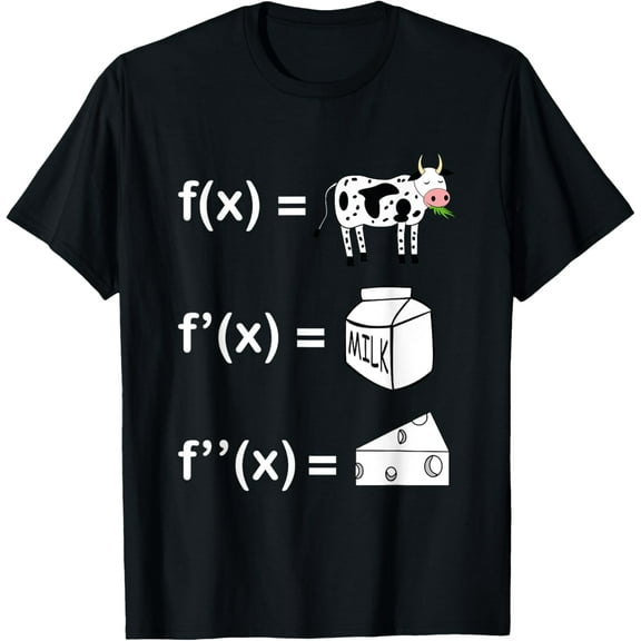 t-shirt Funny Calculus Humor Cowculus Cow Mathematics Math Teacher T-Shirt.