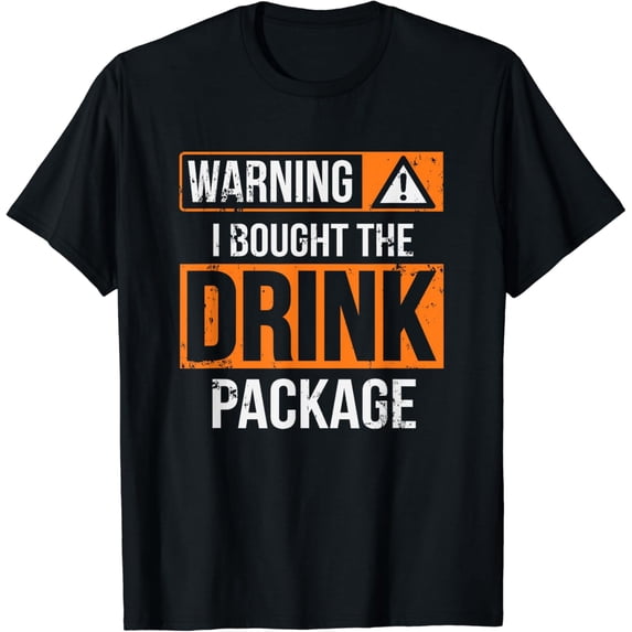 t-shirt Funny Cruise Ship T-Shirt Caribbean Vacation Drink Package T-Shirt mens t shirt,black,women,funny,misfits,men,journey