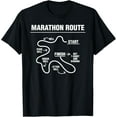 thumbnail image 1 of t-shirt Funny Marathon T-Shirt mens，black，women，funny，journey，Crew Neck, Short Sleeve,custom clothing patterns.gift, 1 of 4