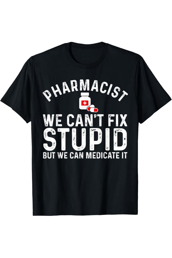 t-shirt Funny Pharmacy Art For Men Women Pharmacy Tech Pharmacist T-ShirtMen and women can wear, black T-shirts, gifts. Age: M,L,XL 2XL, 3XL, 4XL