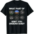 thumbnail image 1 of t-shirt Funny Pilot Art Aviation Six Pack Instruments Flying Plane T-Shirt., 1 of 4