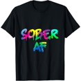 thumbnail image 1 of t-shirt Funny Sobriety gift 12 Step Program Gift Sober AF T-Shirt mens t shirt，black，women，funny，misfits，men，journey, 1 of 4