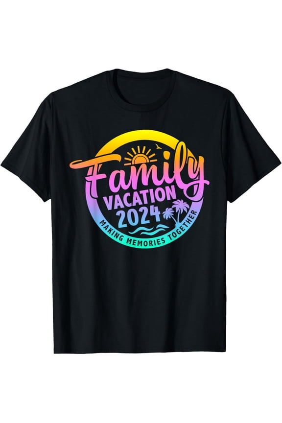 t-shirt Funny Summer Travel Trip Family Vacation 2024 Matching Group T-Shirt mens t shirt，black，women，funny，misfits，men，journey