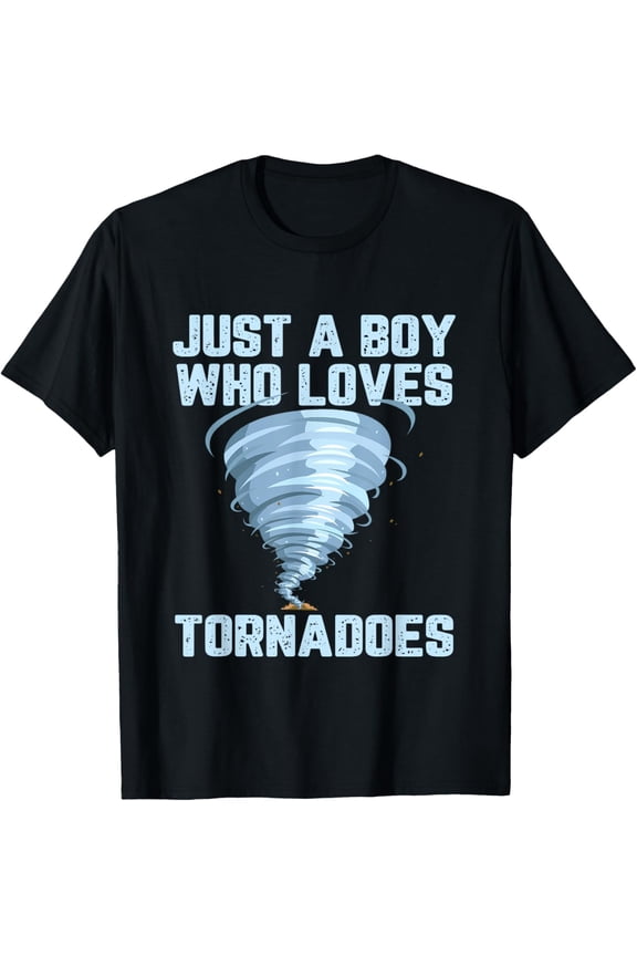 t-shirt Funny Tornado Gift For Boys Kids Hurricane Weather Chaser T-Shirt.