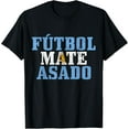 thumbnail image 1 of t-shirt Futbol Mate Asado Argentina Argentinian Flag Pride Vintage T-Shirt mens t shirt，black，women，funny，misfits，men，journey, 1 of 4