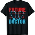 thumbnail image 1 of t-shirt Future Doctor T-Shirt mens，black，women，funny，journey，Crew Neck, Short Sleeve,custom clothing patterns.gift, 1 of 4