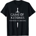 thumbnail image 1 of t-shirt Game of Ketones Keto Diet keytones loss weight perfect T-Shirt mens，black，women，funny，journey，Crew Neck, Short Sleeve,custom clothing patterns.gift, 1 of 4
