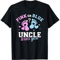 thumbnail image 1 of t-shirt Gender reveal uncle T-Shirt mens t shirt，black，women，funny，misfits，men，journey, 1 of 4
