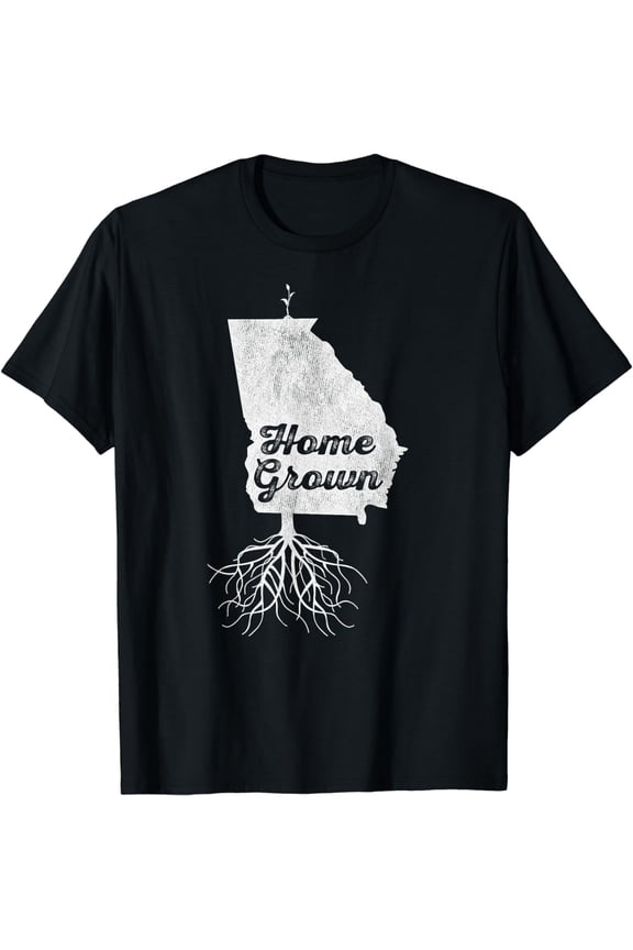 t-shirt Georgia T Shirt Home Grown Roots GA State Pride Tee mens t shirt,black,women,funny,misfits,men,journey