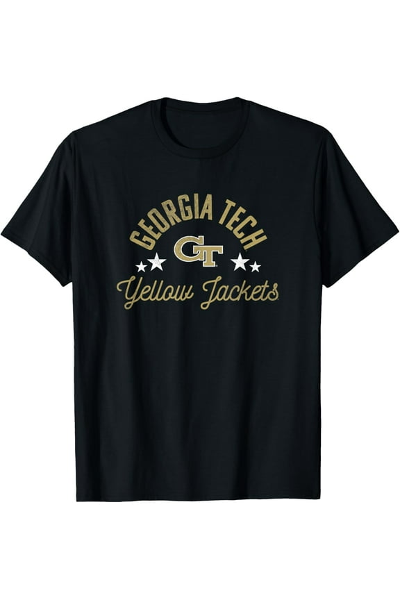 t-shirt Georgia Tech Yellow Jackets Logo T-Shirt mens,black,women,funny,journey,Crew Neck, Short Sleeve,custom clothing patterns.gift